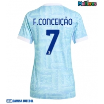 Camisa de Futebol Juventus Francisco Conceicao #7 Equipamento Secundário Mulheres 2025-26 Manga Curta